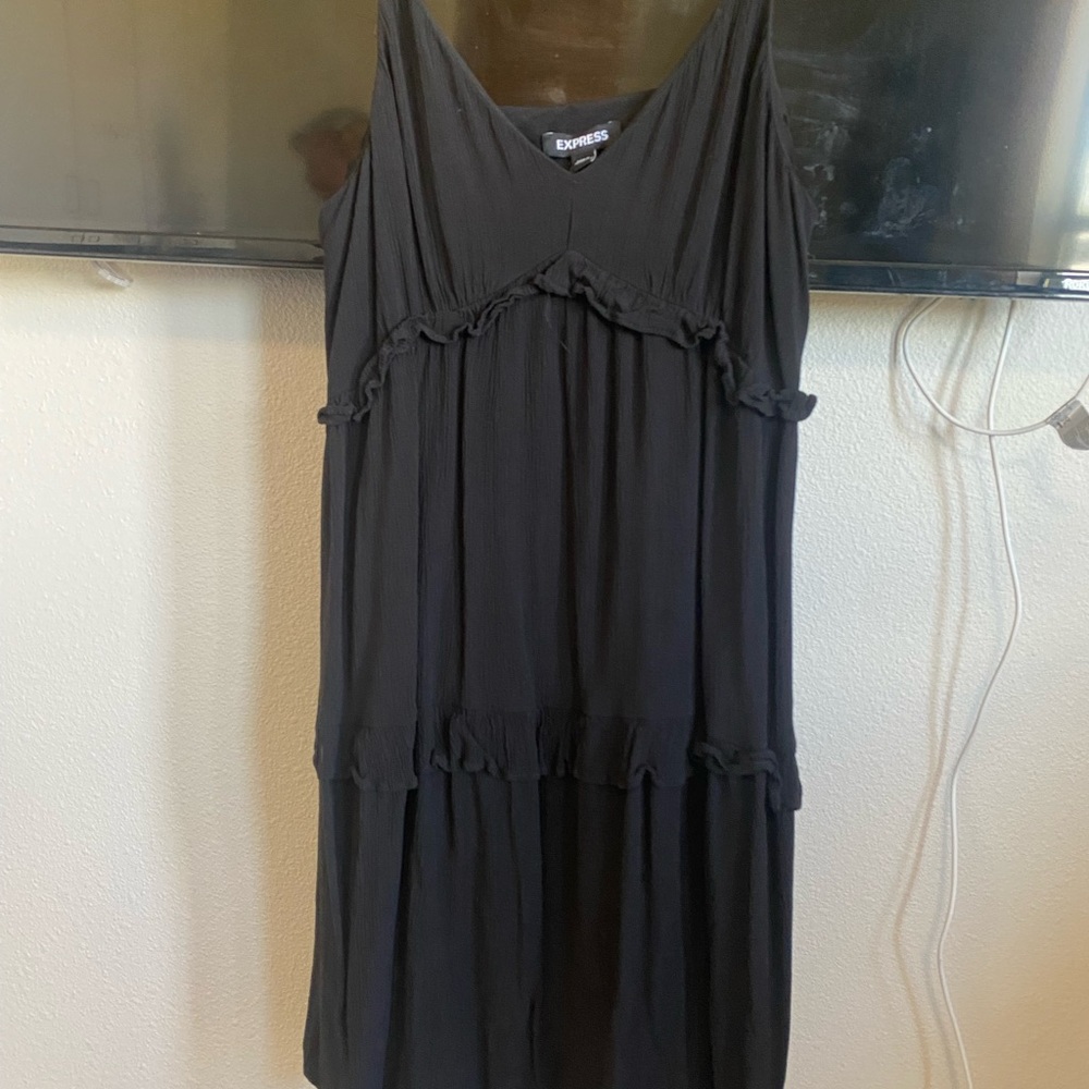 Y2K Express Black Midi Dress